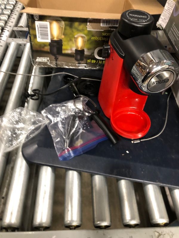 Photo 2 of *** Parts Only*** IMUSA USA 4 Cup Epic Electric Espresso/Cappuccino Maker, Red 800 Watts
