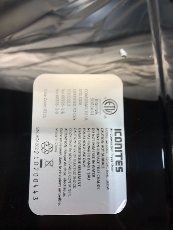 Photo 1 of 10-in-1 Air Fryer Oven, 20 Quart Airfryer Toaster Oven , 1800W Toaster Oven Air Fryer Combo, Large Air Fryers Accessories, ETL Certification
