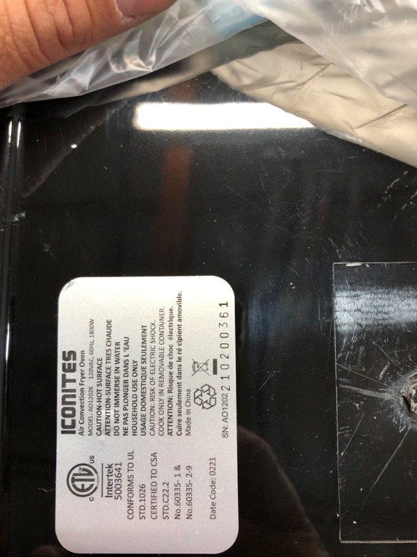 Photo 1 of 10-in-1 Air Fryer Oven, 20 Quart Airfryer Toaster Oven , 1800W Toaster Oven Air Fryer Combo, Large Air Fryers Accessories, ETL Certification
