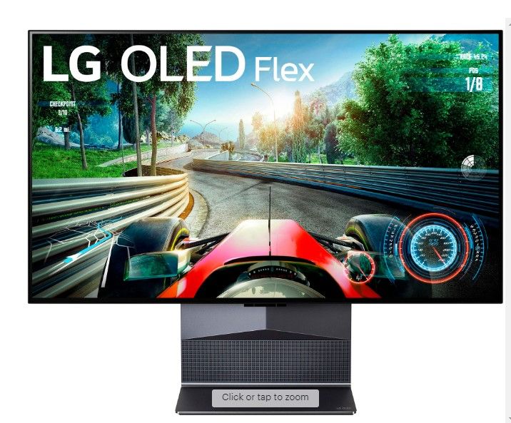 Photo 1 of LG Flex 42" Class OLED 4K UHD Smart webOS TV with Bendable Design 42LX3QPUA