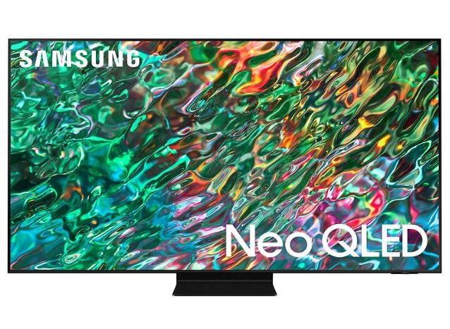 Photo 1 of SAMSUNG 65-Inch Class Neo QLED 4K QN90B Series Mini LED Quantum HDR 32x, Dolby Atmos, Object Tracking Sound+, Anti-Glare, Ultra Viewing Angle, Smart TV with Alexa Built-In (QN65QN90BAFXZA, 2022 Model)
