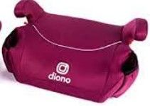 Photo 1 of Diono Solana, No Latch, Backless Booster Car Seats, Lightweight, Machine Washable Covers, Cup Holders, Pink 2021