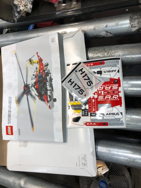 Photo 2 of box is damaged**LEGO Technic Airbus H175 Rescue Helicopter 42145 Toy Building Set for Kids, Girls, Boys Aged 11+; Learn How a Helicopter Works (2,001 Pieces)
