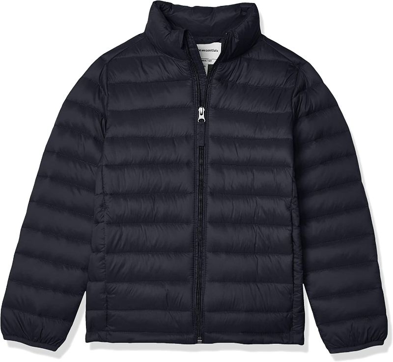 Photo 1 of Amazon Essentials Boys and Toddlers' Lightweight Water-Resistant Packable Puffer Jacket
