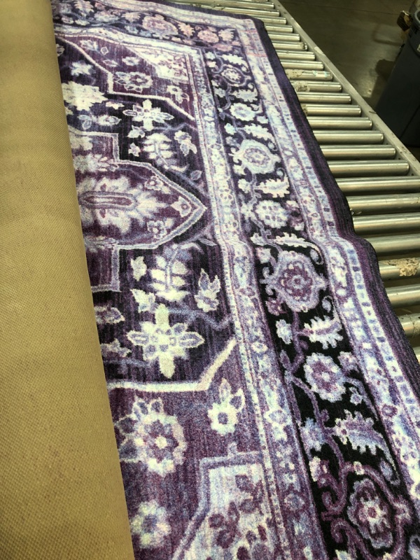 Photo 1 of 7X9 PURPLE NONSLIP AREA RUG 