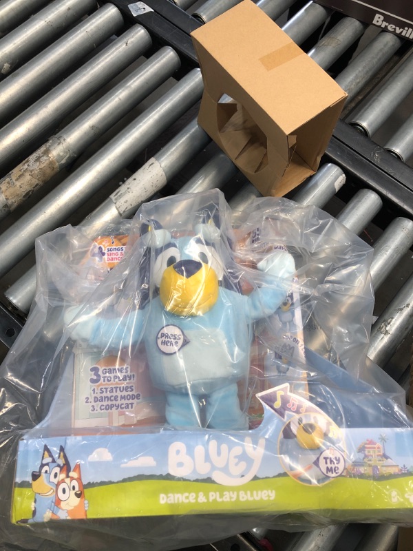 Photo 2 of Bluey Dance and Play 14" Animated Plush | Over 55 Phrases and Songs, Multicolor