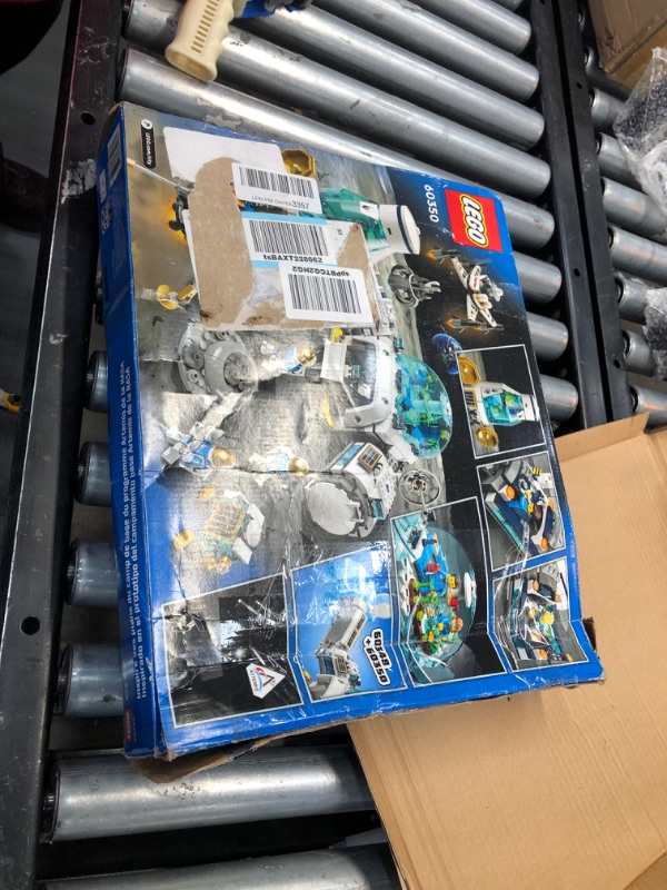 Photo 3 of **MISSING MNANUAL AND PARTS**City Space Lunar Research Base 60350 Building Toy Set for Kids, Boys, and Girls Ages 7+ (786 Pieces) Frustration-Free Packaging