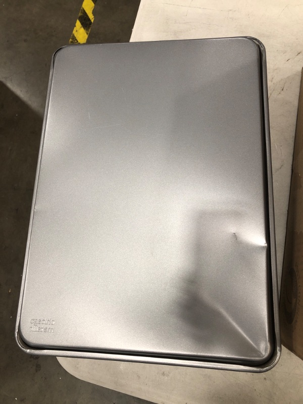 Photo 3 of **MINOR DAMAGE** Chicago Metallic Commercial II Non-Stick Cooking/Baking Sheet, 17 by 12.25, Silver