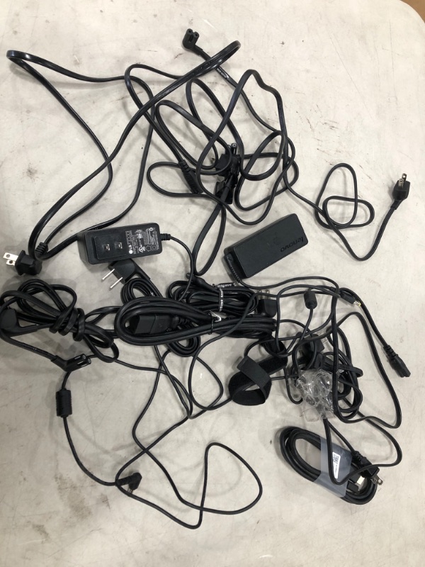 Photo 1 of MIXED BUNDLE OF TV POWER CORDS**SET OF 15 MIXED TYPES**