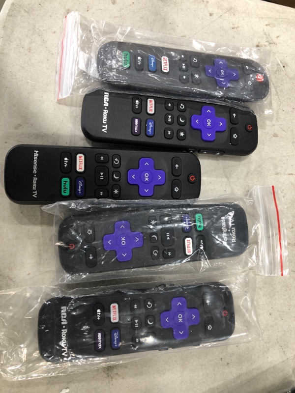 Photo 1 of MIXED BUNDLE OF ROKU TV REMOTES**SET OF 5**