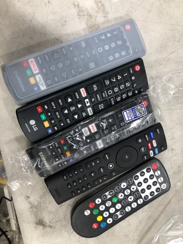 Photo 1 of MIXED BUNDLE OF TV REMOTES**MIXED TYPES SET OF 5**