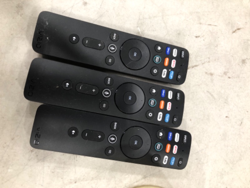 Photo 2 of **SET OF 3** New Original XRT260 For Vizio 2020 OLED Smart TV Bluetooth Voice Remote Control
