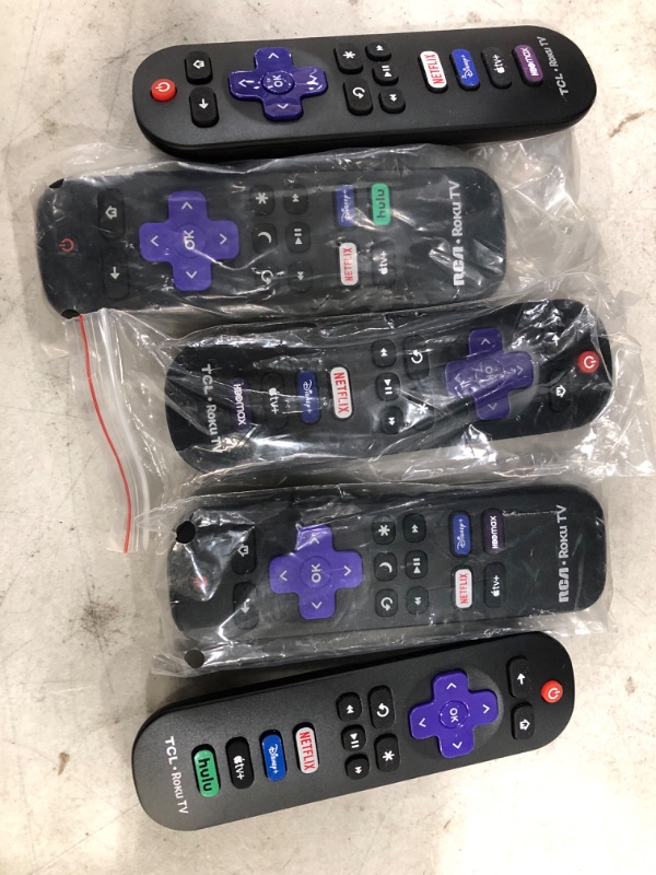 Photo 1 of MIXED BUNDLE OF ROKU TV REMOTES**SET OF 5**