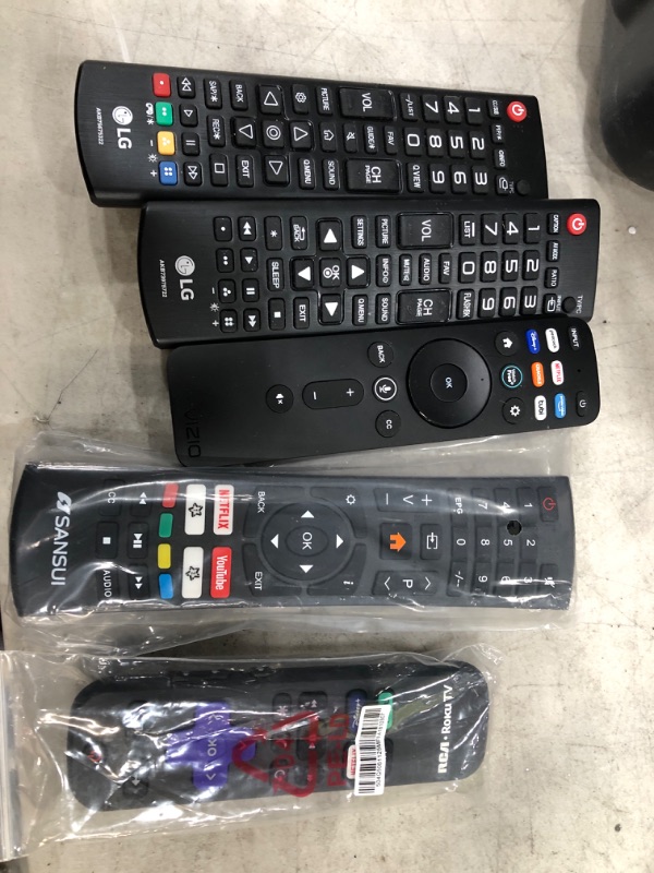 Photo 1 of MIXED BUNDLE OF TV REMOTES**SET OF 5**MIXED TYPES**