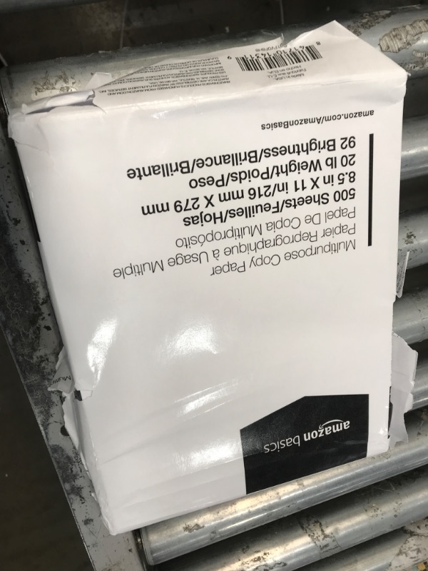 Photo 2 of **MISSING SOME** Amazon Basics Multipurpose Copy Printer Paper, 8.5 x 11 Inch 20Lb Paper - 1 Ream (500 Sheets), 92 GE Bright White 1 Ream | 500 Sheets Multipurpose (8.5x11) Paper