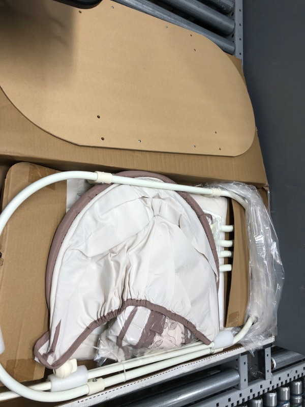 Photo 1 of Delta Children Deluxe Sweet Beginnings Bedside Bassinet - Portable Crib with Lights and Sounds, Falling Leaves
