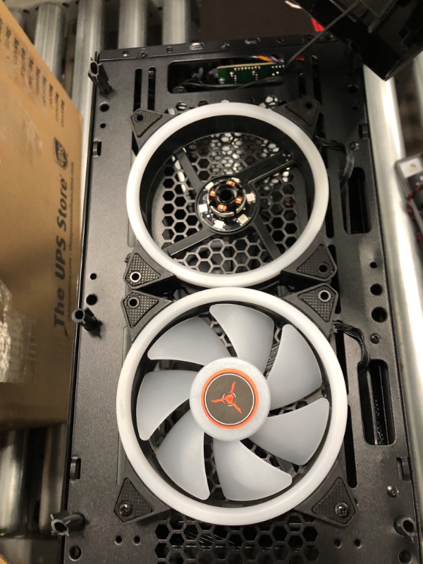 Photo 1 of DAMAGEDAND INCOMPLETE , SkyTech Blaze II Gaming Computer PC Desktop - Ryzen 5 3600 6-Core 3.6GHz, GTX 1650 4G, 500G SSD, 8GB DDR4 3200, RGB, AC WiFi, Windows 10 Home 64-bit 3600 | 1650 Desktop
**FACE IS BROKEN SHOWN IN IMAGES, MISSING HARDWARE, KEYBOARSD 