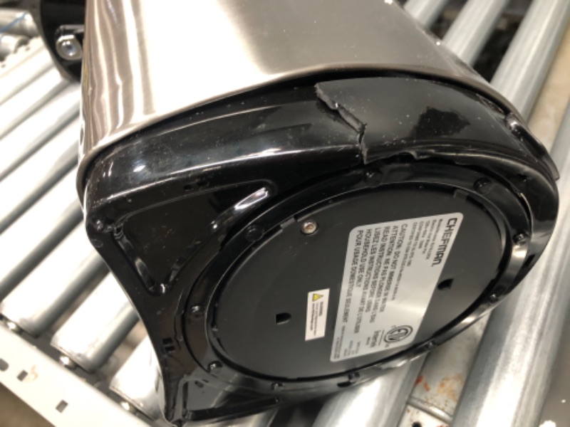 Photo 3 of (DAMAGED)Chefman 5.3 Liter Instant Electric Auto Dispense Hot Water Pot, Stainless Steel
**DENTS, DID NOT POWER ON**