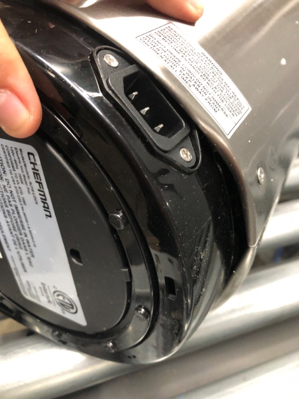 Photo 4 of (DAMAGED)Chefman 5.3 Liter Instant Electric Auto Dispense Hot Water Pot, Stainless Steel
**DENTS, DID NOT POWER ON**