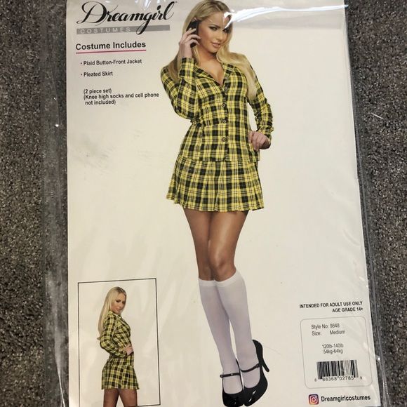 Photo 1 of Cher Clueless Yellow Plaid jacket and skirt suit
SIZE  M
