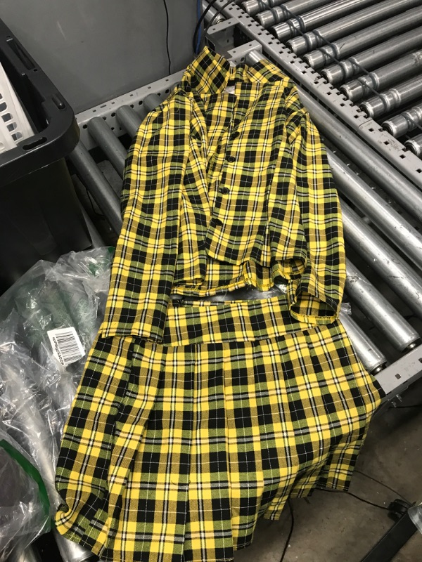 Photo 2 of Cher Clueless Yellow Plaid jacket and skirt suit
SIZE  M
