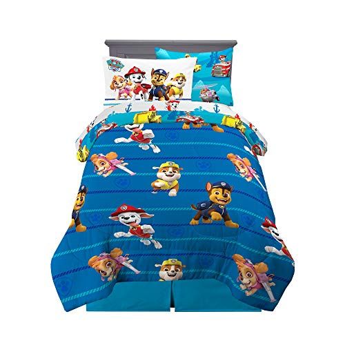 Photo 1 of Franco Kids Bedding Super Soft Comforter and Sheet Set with Sham, 5 Piece Twin Size, Paw Patrol
