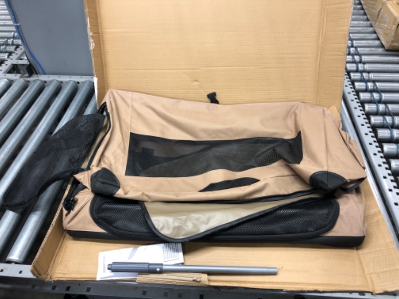 Photo 2 of Amazon Basics Portable Folding Soft Dog Travel Crate Kennel M - 30"