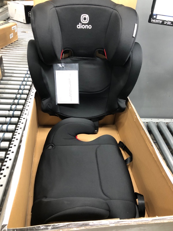 Photo 1 of Diono Cambria 2 XL, Dual Latch Connectors, 2-in-1 Belt Positioning Booster Seat, High-Back to Backless Booster with Space and Room to Grow, 8 Years 1 Booster Seat, Black 2020 Black