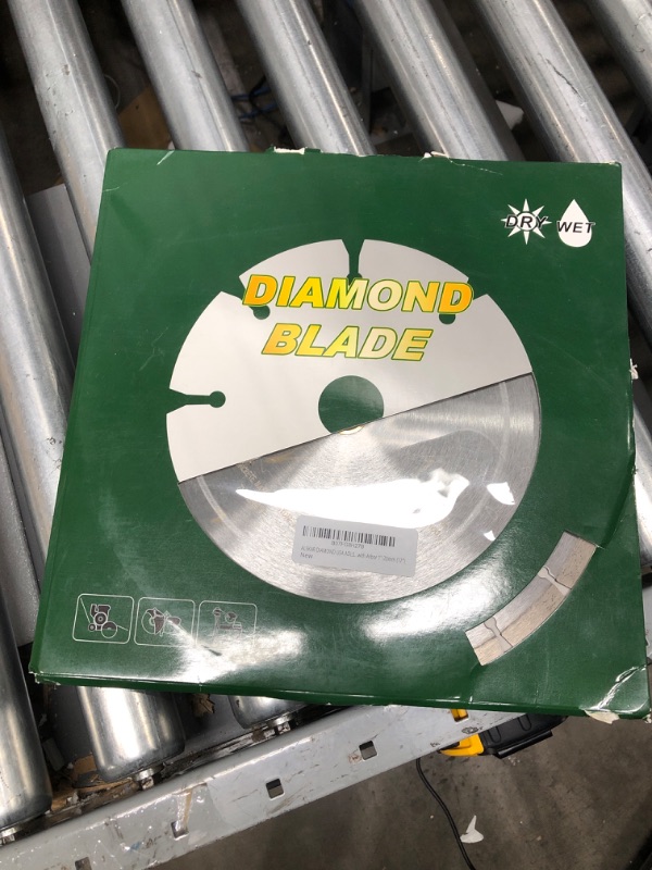 Photo 2 of ALSKAR DIAMOND USA ADLSS 12 inch Dry or Wet Cutting General Purpose Segmented High Speed Diamond Saw Blades for Concrete Stone Brick Masonry with Arbor 1"-20mm (12")