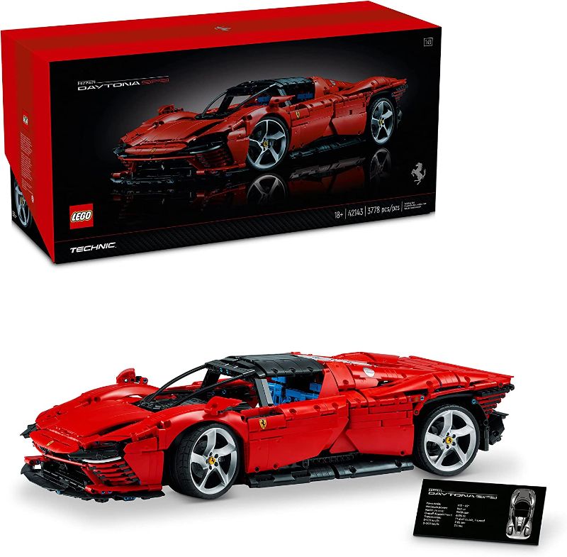 Photo 1 of LEGO Technic Ferrari Daytona SP3 42143 Building Set for Adults (3,778 Pieces)
