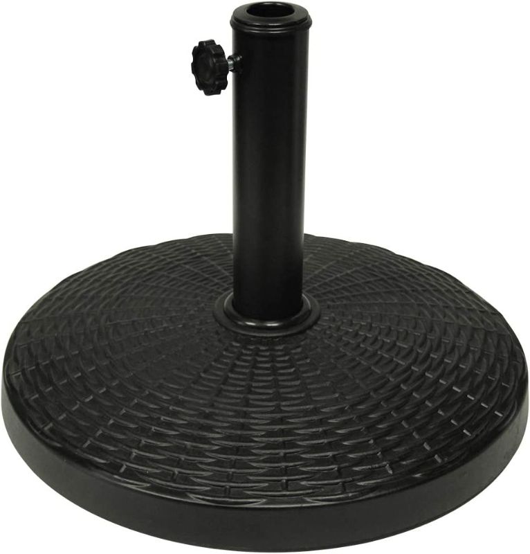 Photo 1 of Blissun 22 lbs Heavy Duty Patio Market Umbrella Base Stand (16.5")
