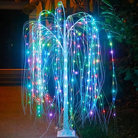 Photo 1 of 6FT Colorful Lighted Willow Tree