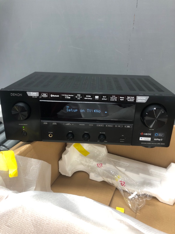 Photo 2 of Denon DRA-800H 2-Channel Stereo Network Receiver for Home Theater | Hi-Fi Amplification | Connects to All Audio Sources | Latest HDCP 2.3 Processing with ARC Support | Compatible with Amazon Alexa