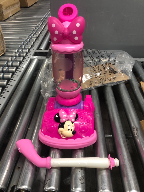 Photo 2 of Disney Junior Minnie Mouse Twinkle Bows Play Vacuum with Lights and Realistic Sounds, Amazon Exclusive, by Just Play