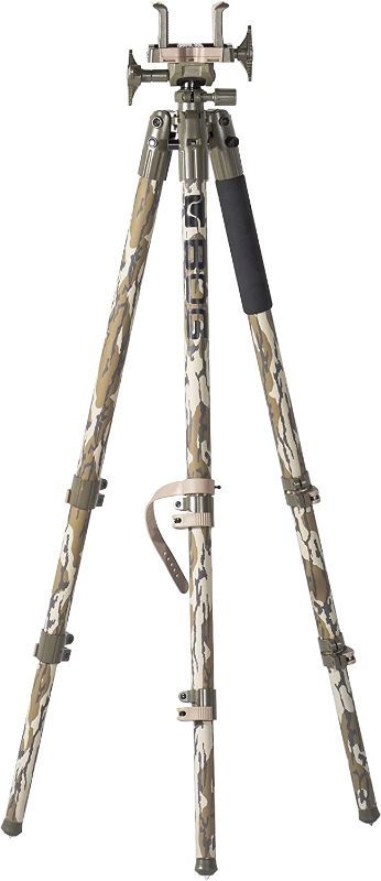 Photo 1 of BOG DeathGrip Tripods with Durable Aluminum and Carbon Fiber Frames, Lightweight, Stable Design, Bubble Level, Adjustable Legs, and Hands-Free Operation for Hunting, Shooting, and Outdoors
