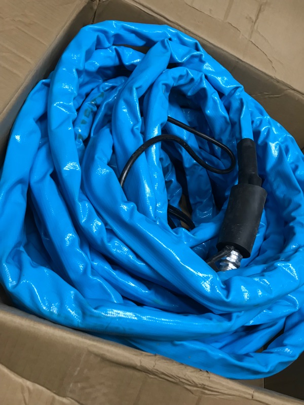 Photo 2 of INCOMLPETE RV Fresh Water Hose Heated (100ft L x 5/8" ID,-45?) with Organizer Storage Bag to Keep Drink Water Running in Freezing Temperatures Down to -45?, Designed for RV Campers, Trailers, kennels and More…
**MISSING ACCESSORIES**