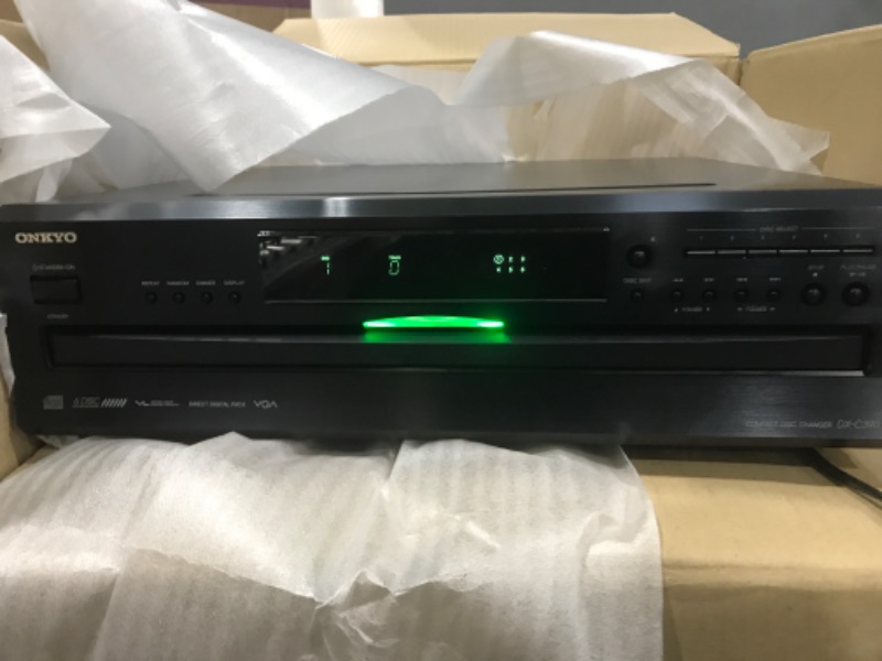 Photo 3 of Onkyo DXC390 6 Disc CD Changer,Black DX-C390