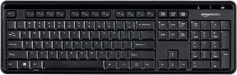 Photo 1 of Amazon Basics Wireless Keyboard