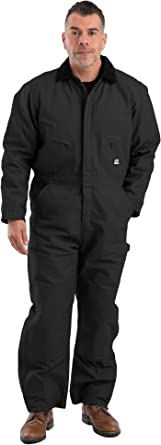 Photo 1 of BERNE MEN'S Black INSULATED OUTDOOR WINTER WORK COVERALLS MEDIUM short
Berne Men's Heritage Duck Insulated Coverall