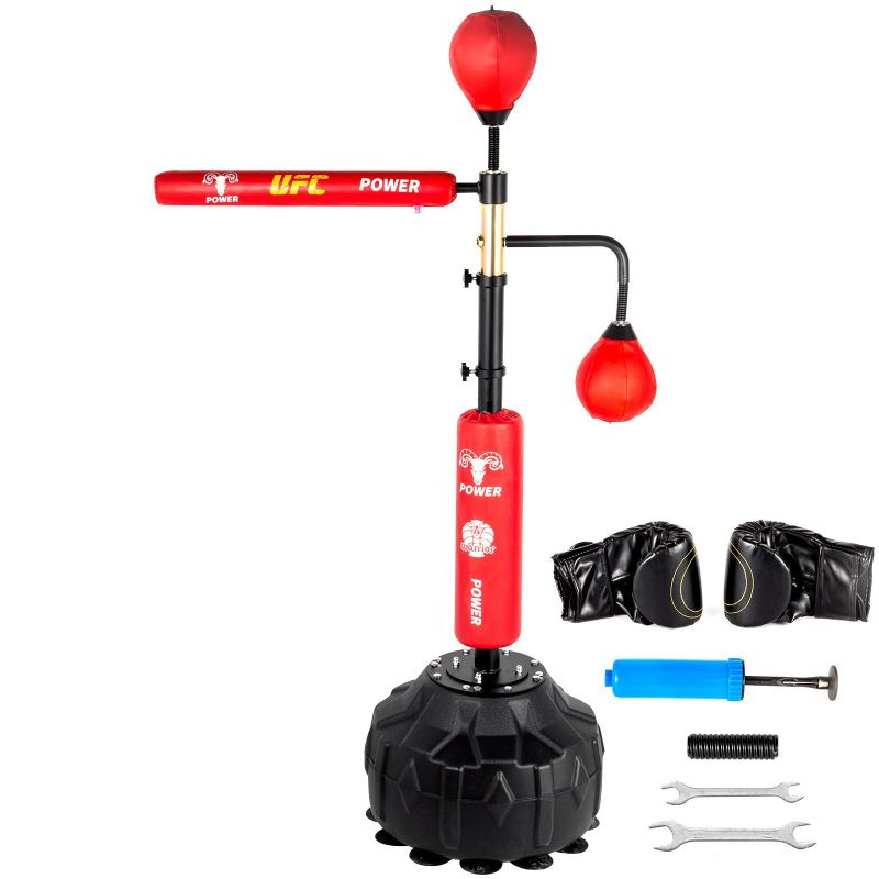 Photo 1 of Boxing Spinning Bar Fitness Punch Adjustable Freestanding Reflex Speed Training
