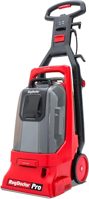 Photo 1 of (Not Functional - Parts Only) Rug Doctor Pro Deep Commercial Cleaning Machine with Motorized Upholstery Tool, Large Red Carpet Cleaner
