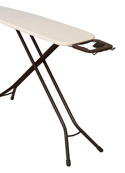 Photo 1 of  MISSING PIECES UNKNOWN4FT Household Essentials Steel Top Long Ironing Board with Iron Rest | Natural