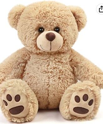 Photo 1 of 
LotFancy 17'' Teddy Bear Stuffed Animal, Large Brown Bear Plush Toy, Gift for Kids Girls Boys Babies