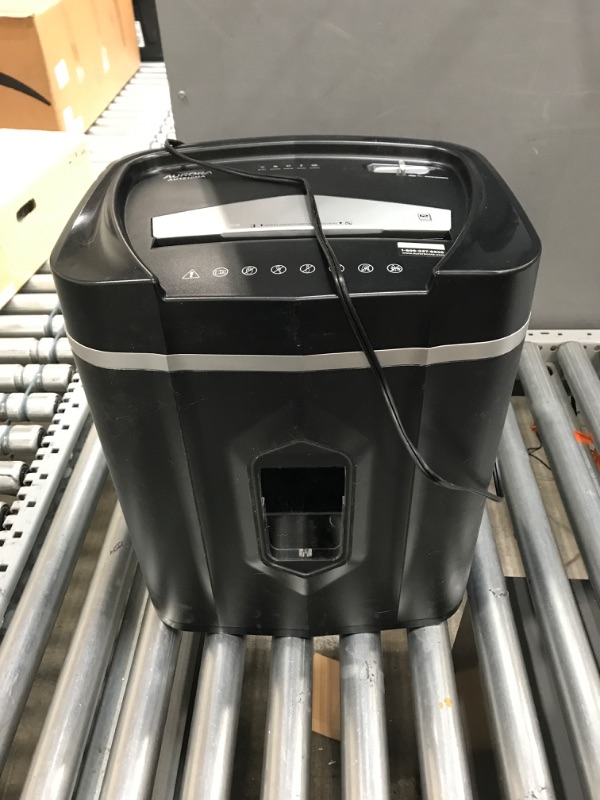 Photo 3 of Aurora AU1210MA Professional Grade High Security 12-Sheet Micro-Cut Paper/ CD and Credit Card/ 60 Minutes Continuous Run Time Shredder
