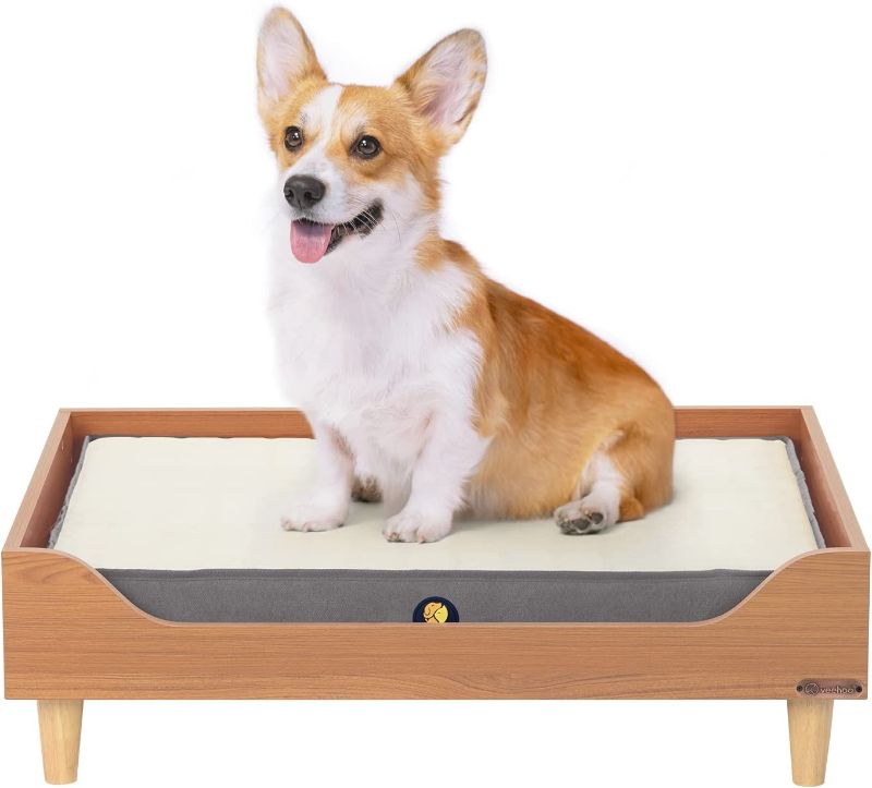 Photo 1 of 39x30
Veehoo Wooden Elevated Dog Bed - Durable Raised Wooden Pet Bed Frame for Small, Medium and Large Dogs and Cats, Dog Couch Sofa Furniture for Indoor Outdoor Use
