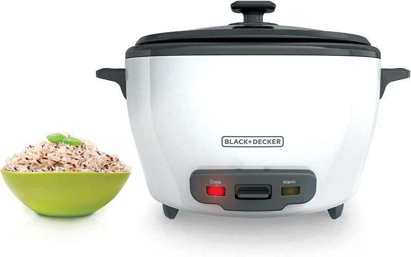 Photo 1 of BLACK+DECKER, White RC5280 28 Cup Rice Cooker
