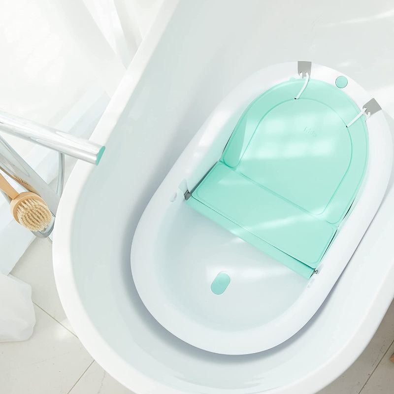 Photo 1 of 4-in-1 Grow-with-Me Bath Tub by Frida Baby Transforms Infant Bathtub to Toddler Bath Seat with Backrest for Assisted Sitting in Tub
