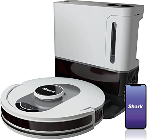 Photo 1 of -USED FOR PARTS- 
Shark AI Ultra Robot Vacuum, with Matrix Clean, Home Mapping, 60-Day Capacity Bagless Self Empty Base, Perfect for Pet Hair, Wifi, Works with Alexa, Black/Silver
