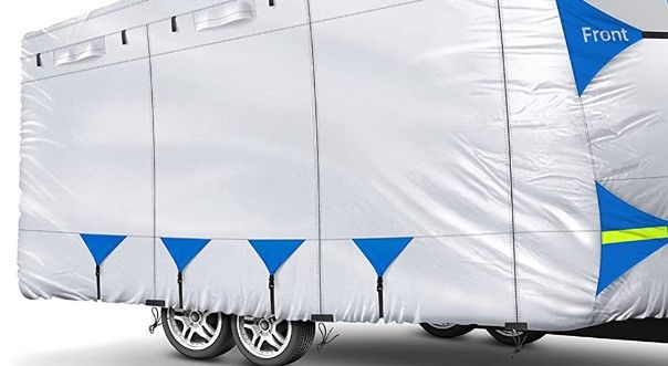 Photo 1 of 
RV Cover, NORTHING Upgraded Windproof Travel Trailer Cover for 22FT