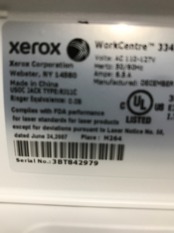 Photo 4 of Xerox WorkCentre 3345/DNI Monochrome Multifunction Printer, Amazon Dash Replenishment Ready
